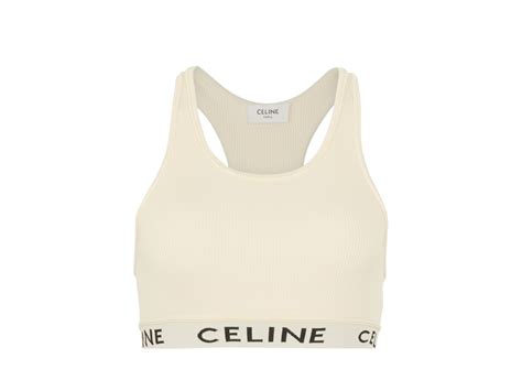 celine striped sports bra|Brie Larson's Celine Sports Bra Was Styled In The .